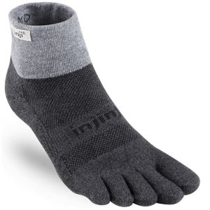 Injinji Trail Mid Weight mini crew Granite